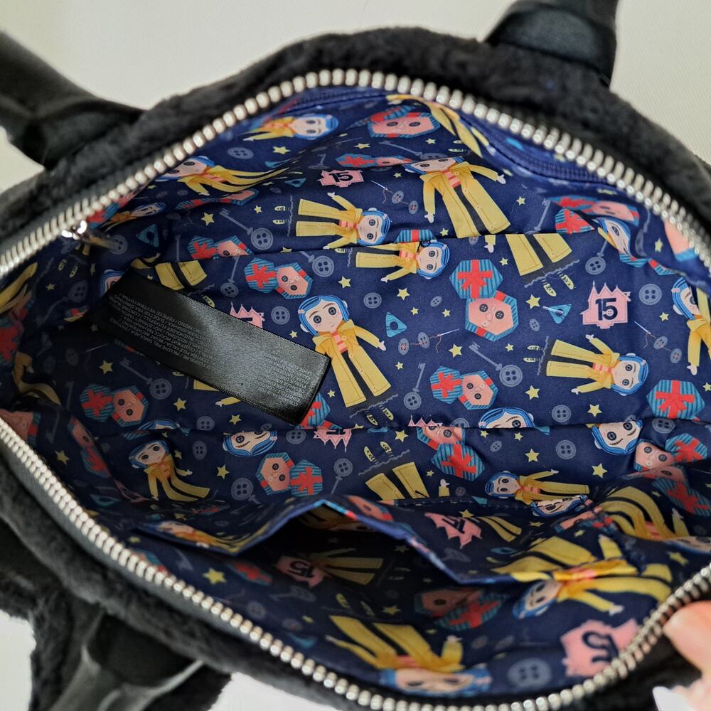 Loungefly Coraline Black Cat Figural Crossbody Bag Whimsigoth 15th Anniversary - Picture 10 of 10